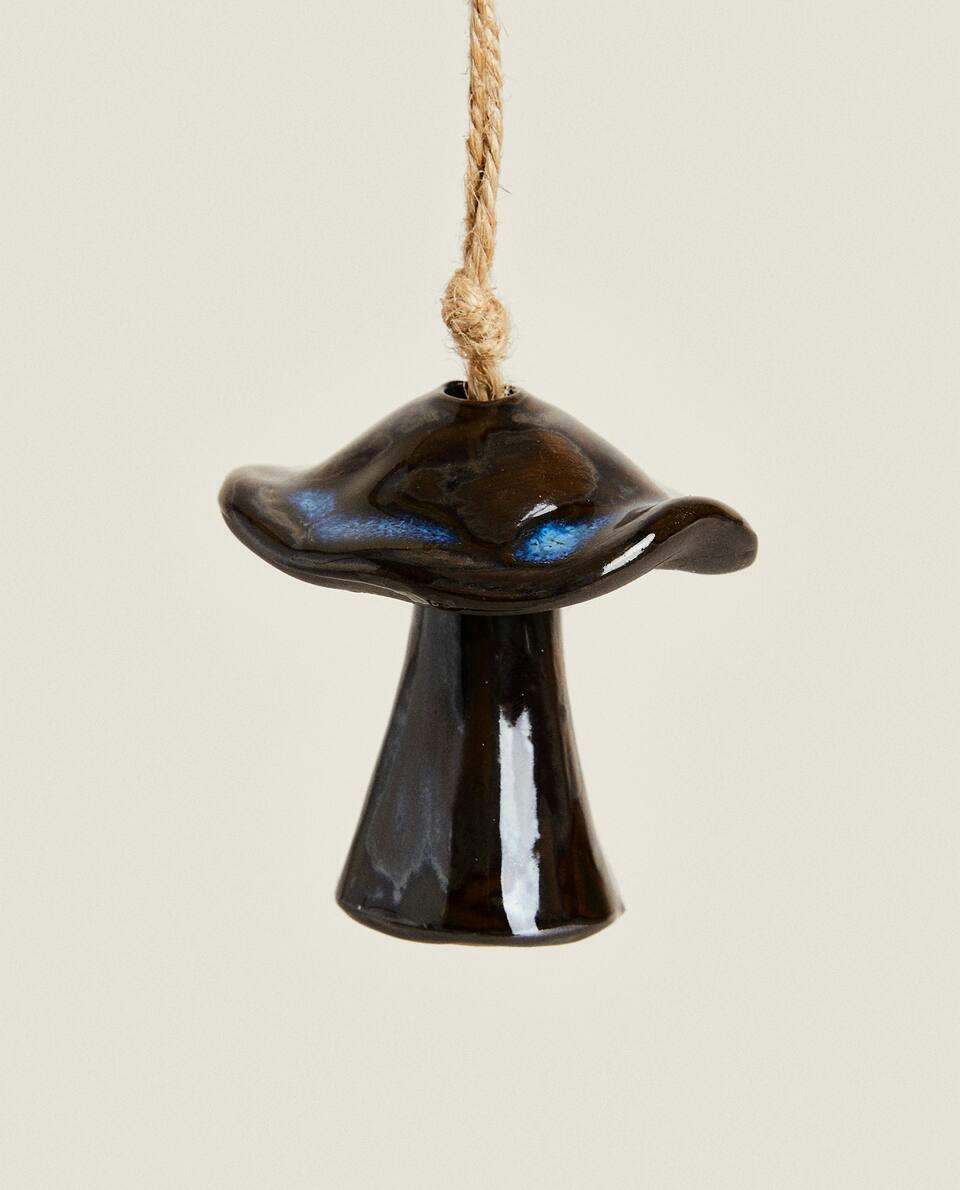 CHRISTMAS CERAMIC MUSHROOM DECORATION