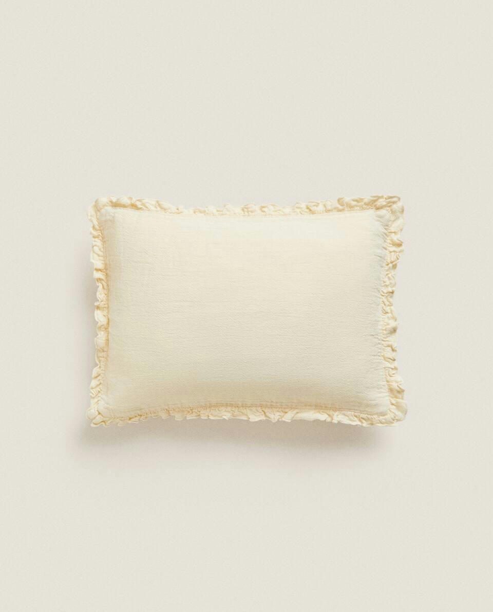 WASHED LINEN CUSHION COVER