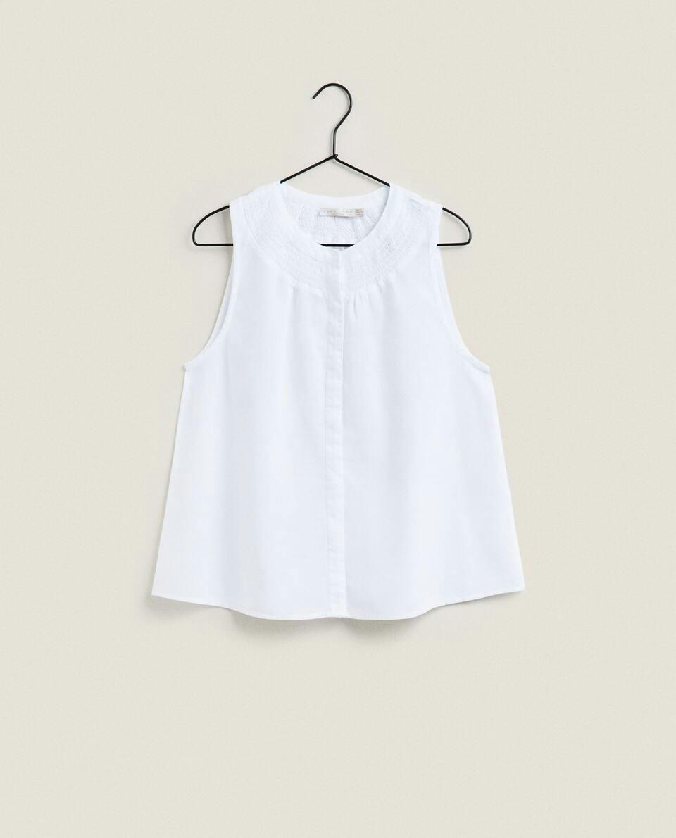 GATHERED TOP