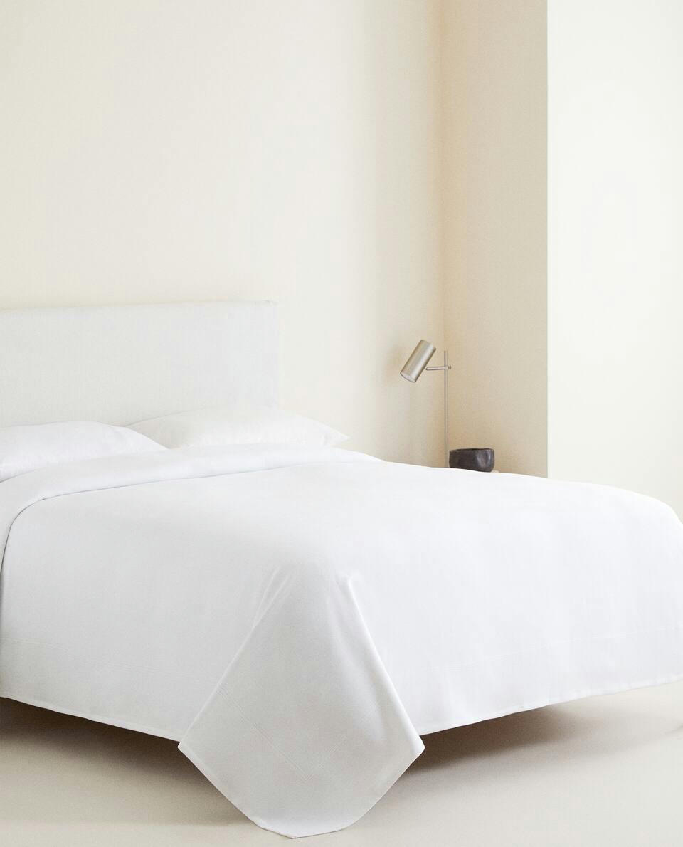 COTTON BEDSPREAD WITH BORDER