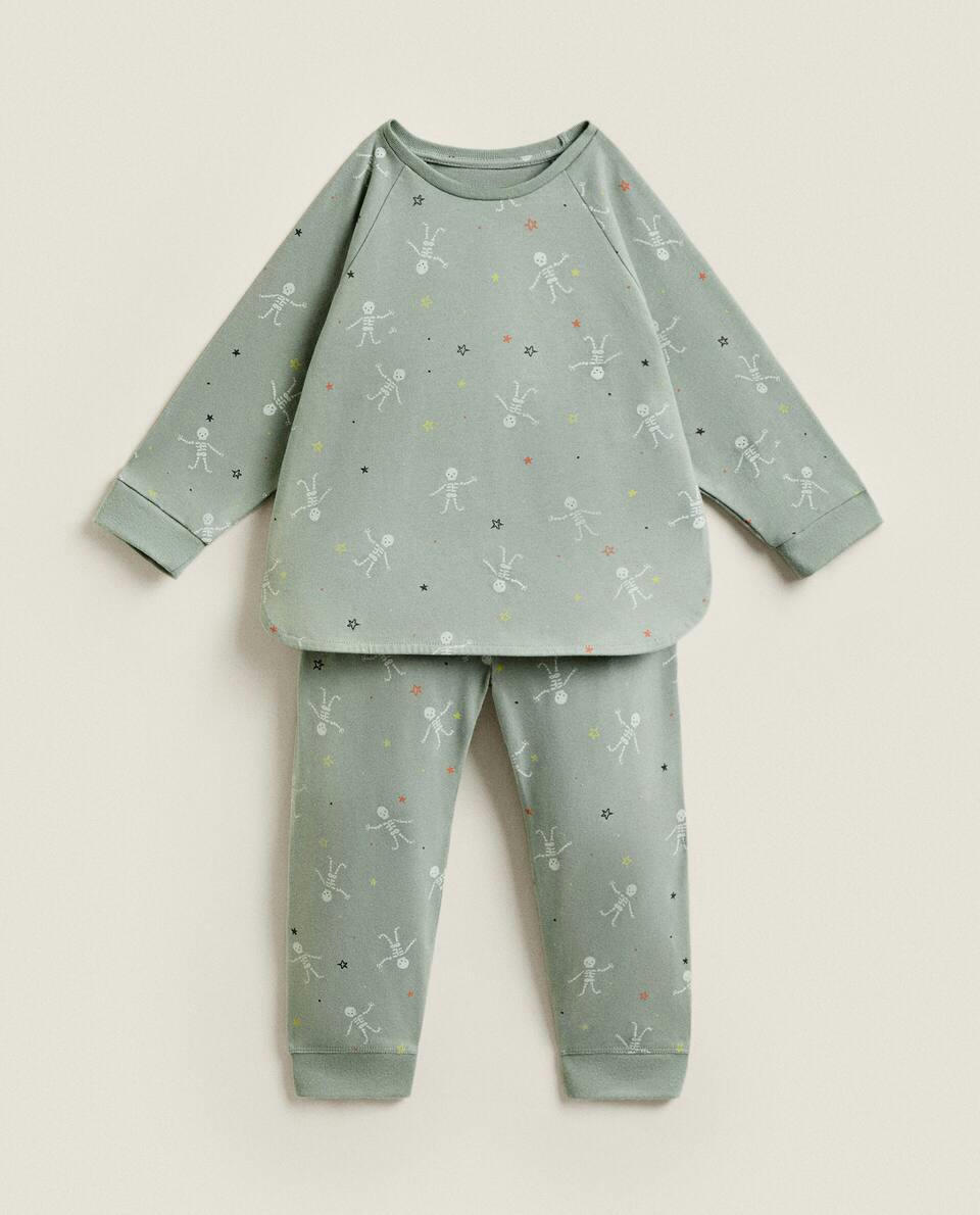 KIDS’ SKELETON HALLOWEEN PYJAMAS
