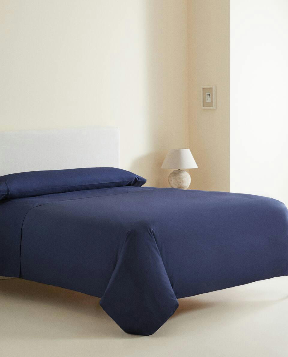 (300 THREAD COUNT) COTTON PERCALE DUVET COVER