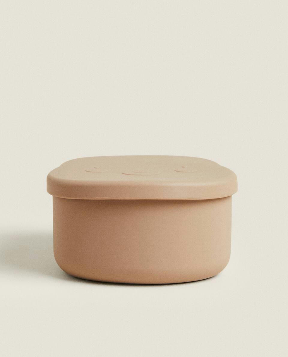 SILICONE BEAR FOOD CONTAINER