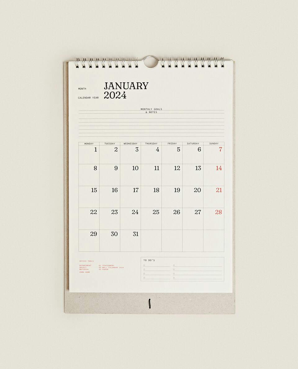 2024 WALL CALENDAR