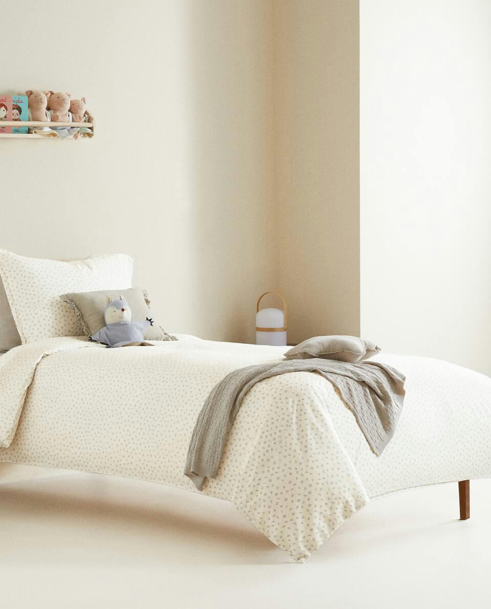 FLORAL PRINT DUVET COVER