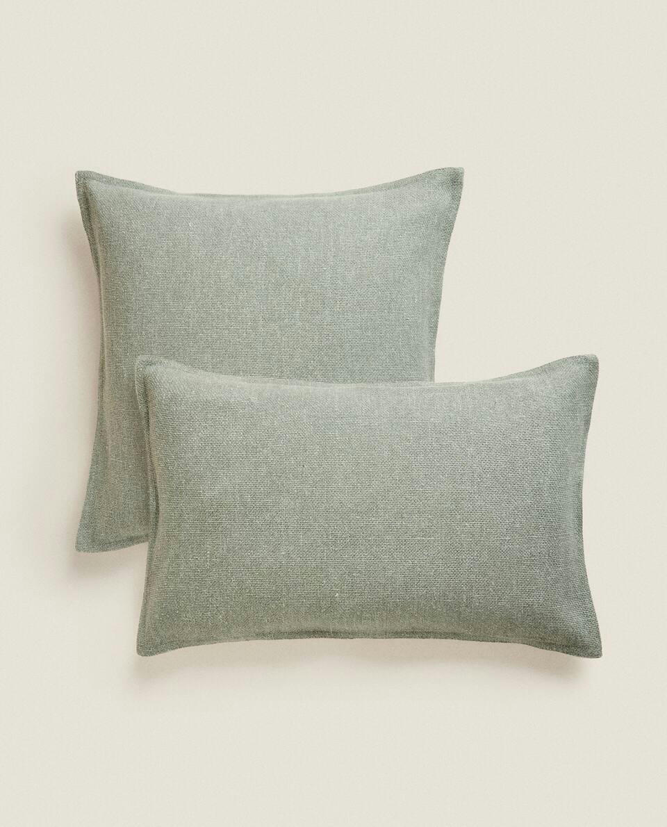 WASHED COTTON CUSHION COVER
