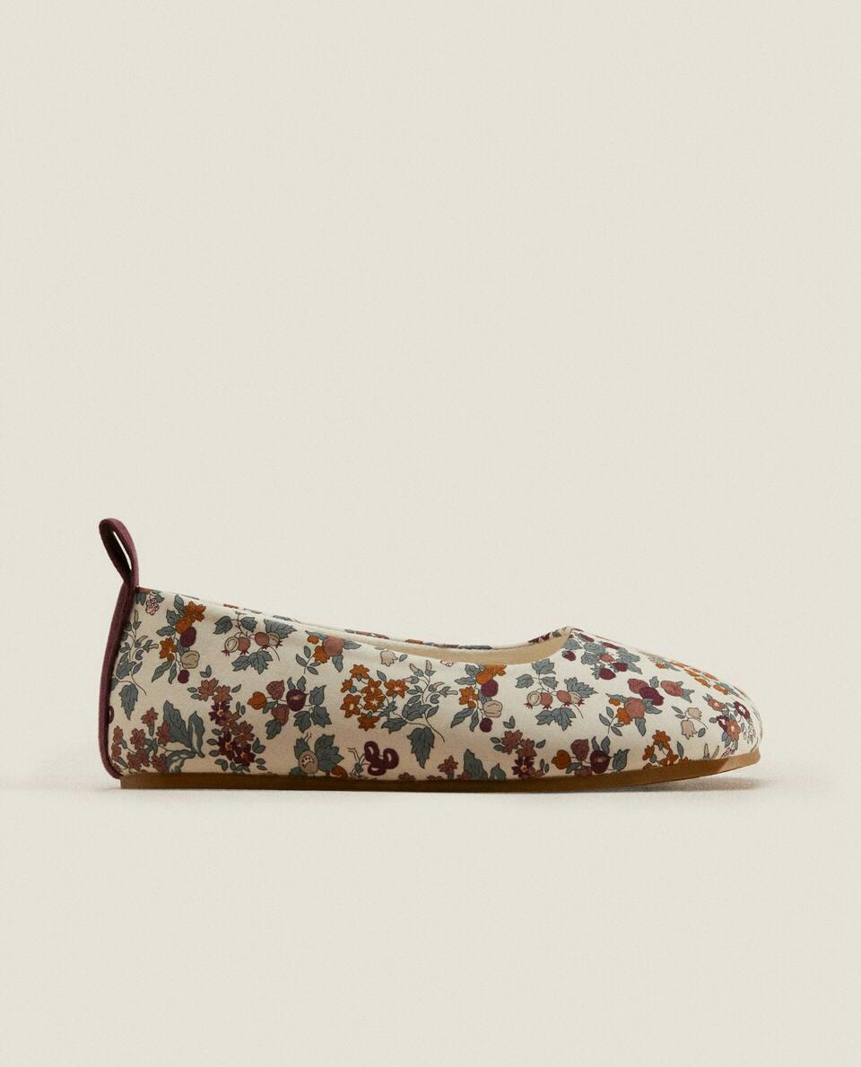 MADE IN LIBERTY FABRIC CHILDREN'S BALLET FLATS
