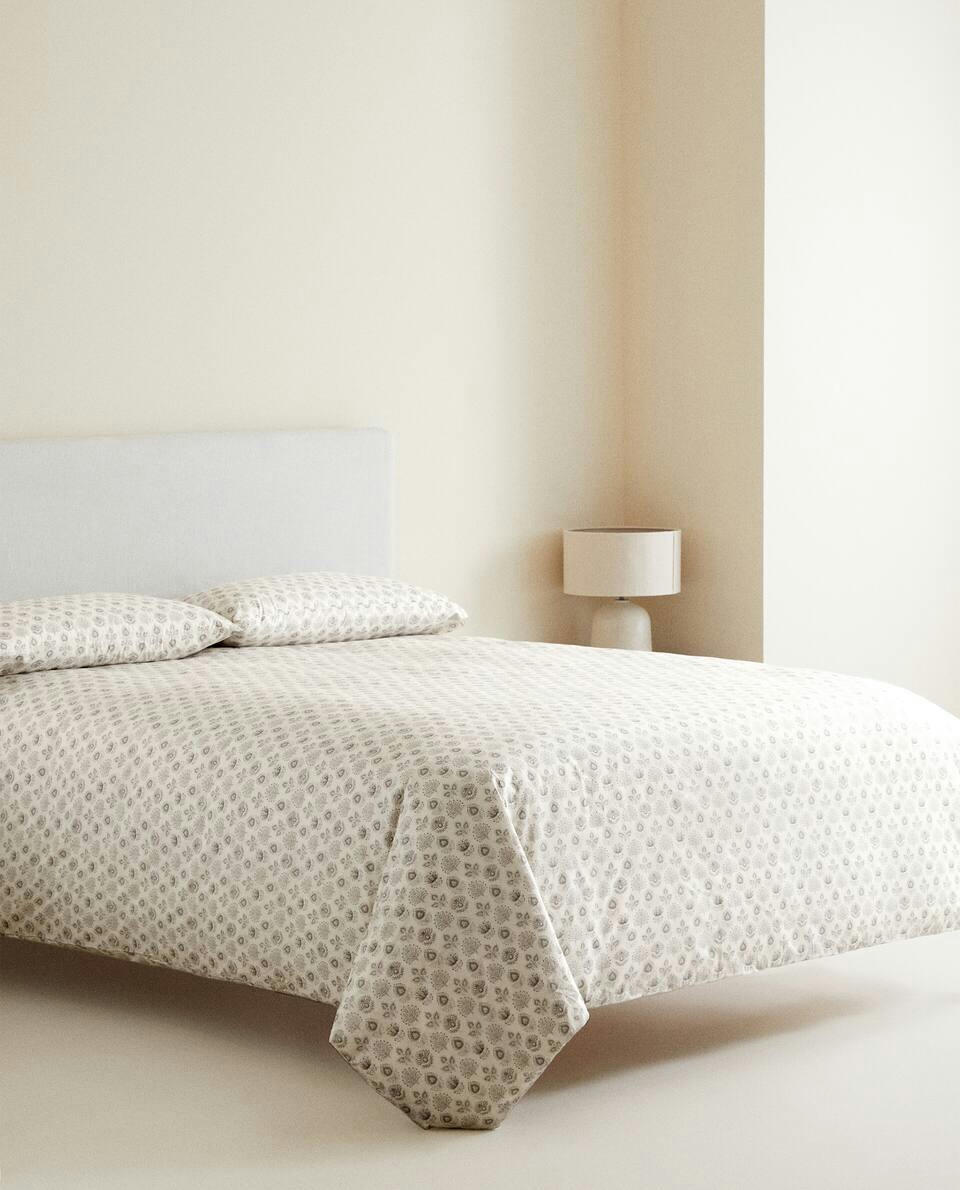 LEAF PRINT DUVET COVER
