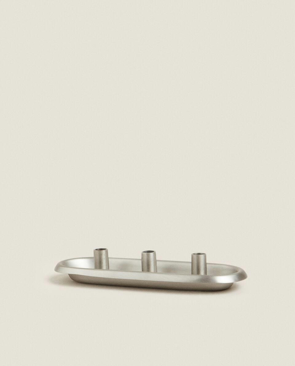 TRIPLE METAL TEALIGHT HOLDER