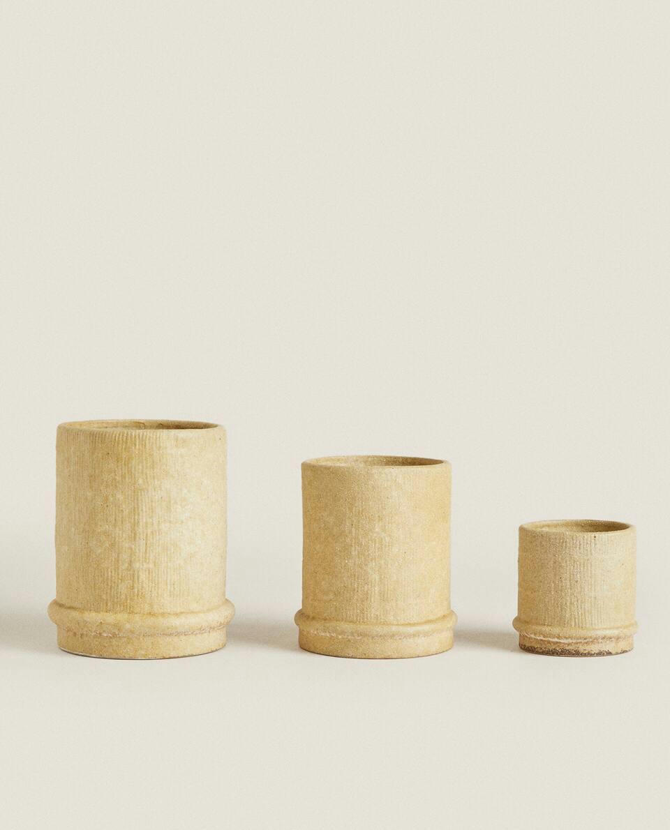 STONEWARE FLOWERPOT