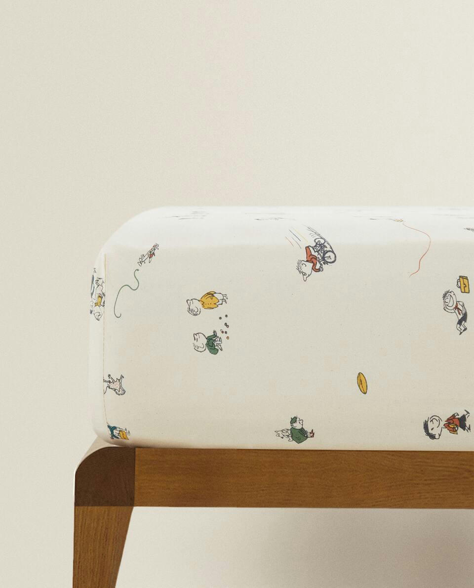 CHILDREN’S LE PETIT NICOLAS ? COTTON FITTED SHEET