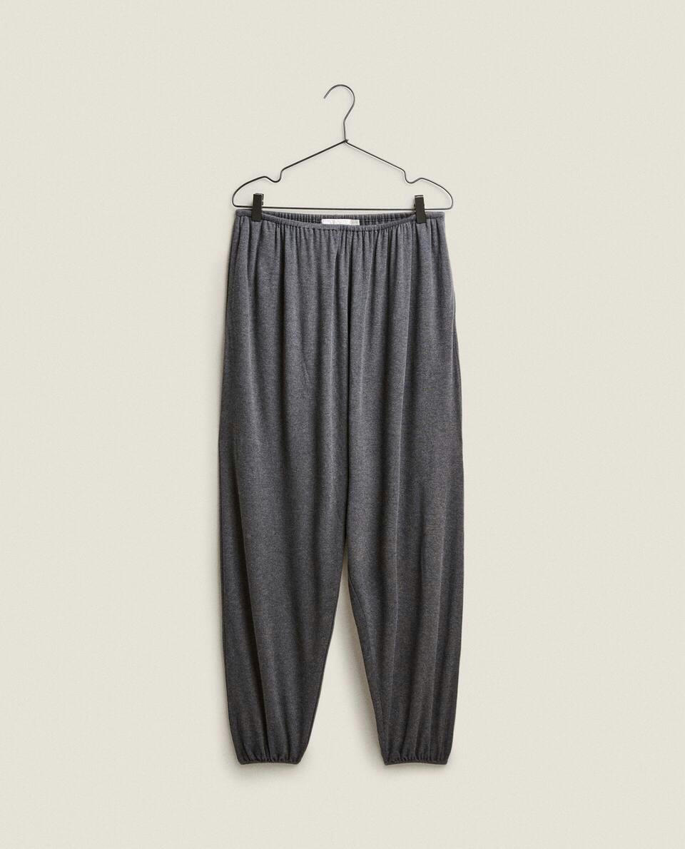 LYOCELL AND CASHMERE TROUSERS