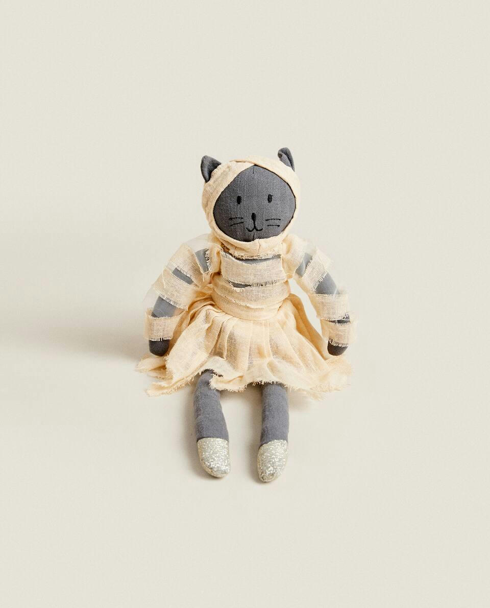 KIDS’ HALLOWEEN MUMMY CAT SOFT TOY