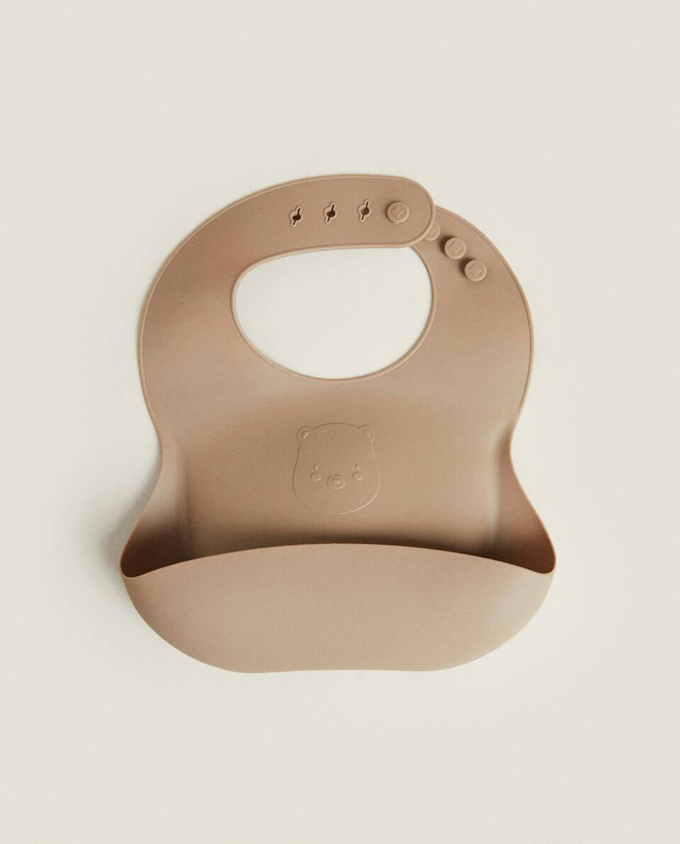 SILICONE BEAR BIB