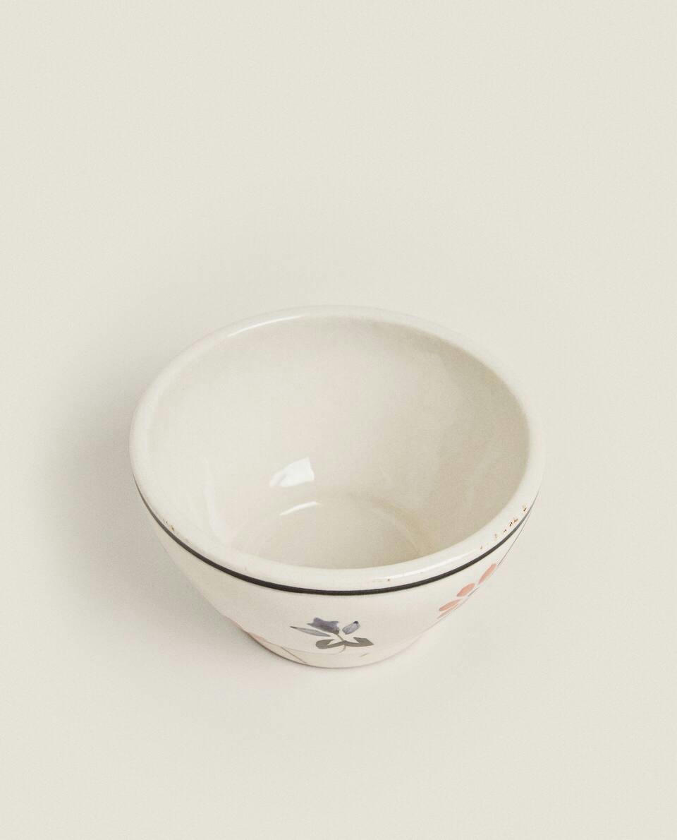 PAINTED FLORAL BOWL