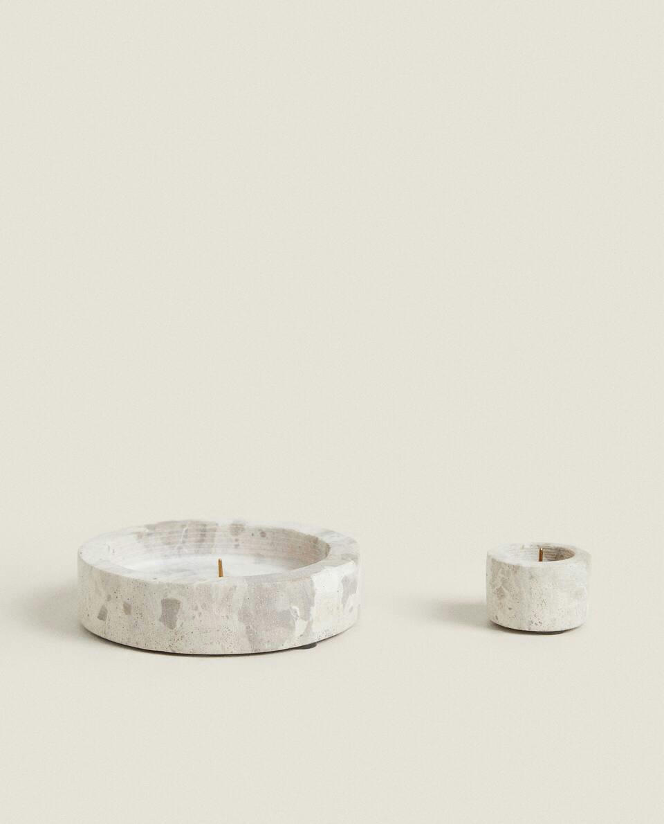 STONE TEALIGHT HOLDERS