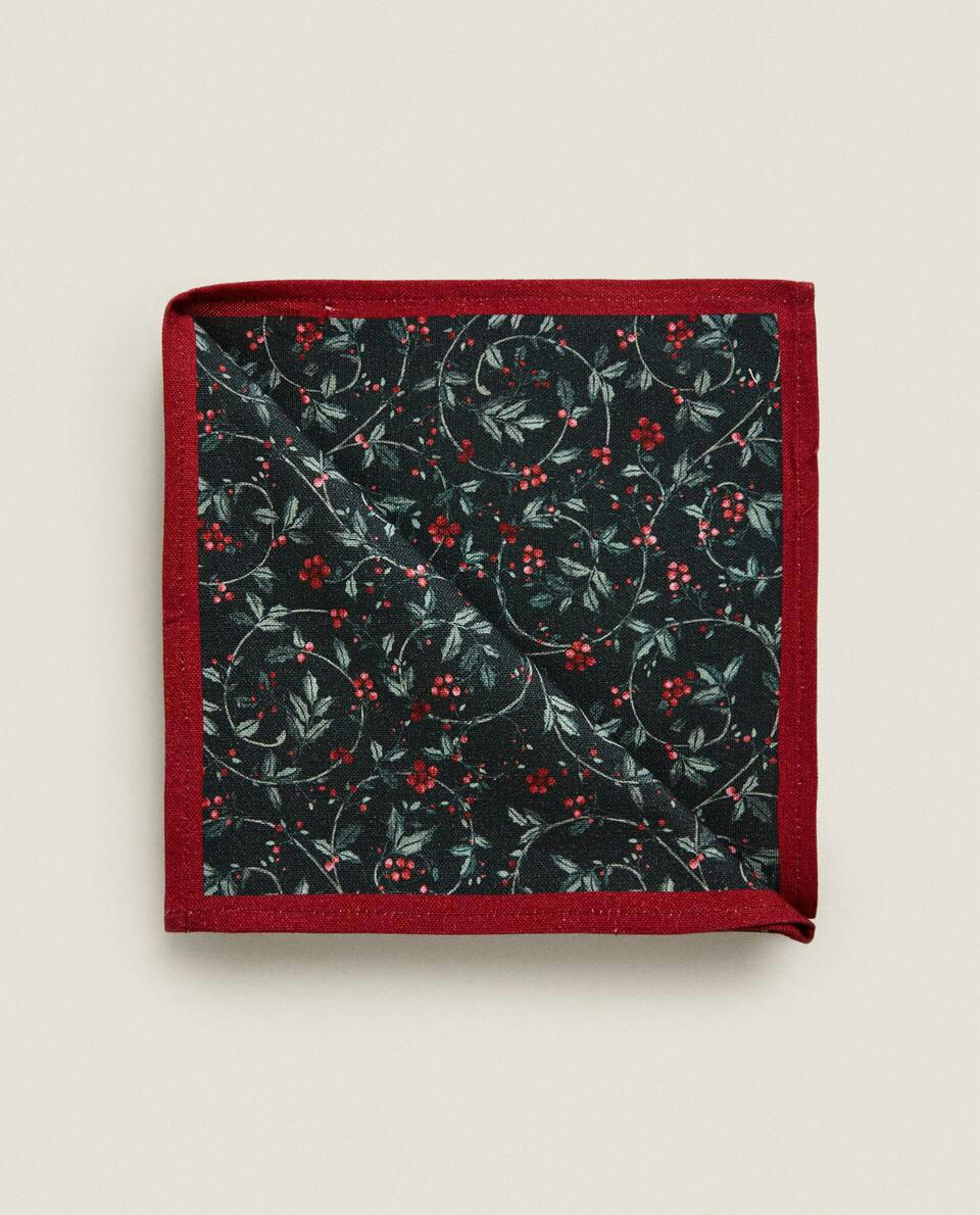 PACK OF COTTON CHRISTMAS VINE NAPKINS (PACK OF 2)