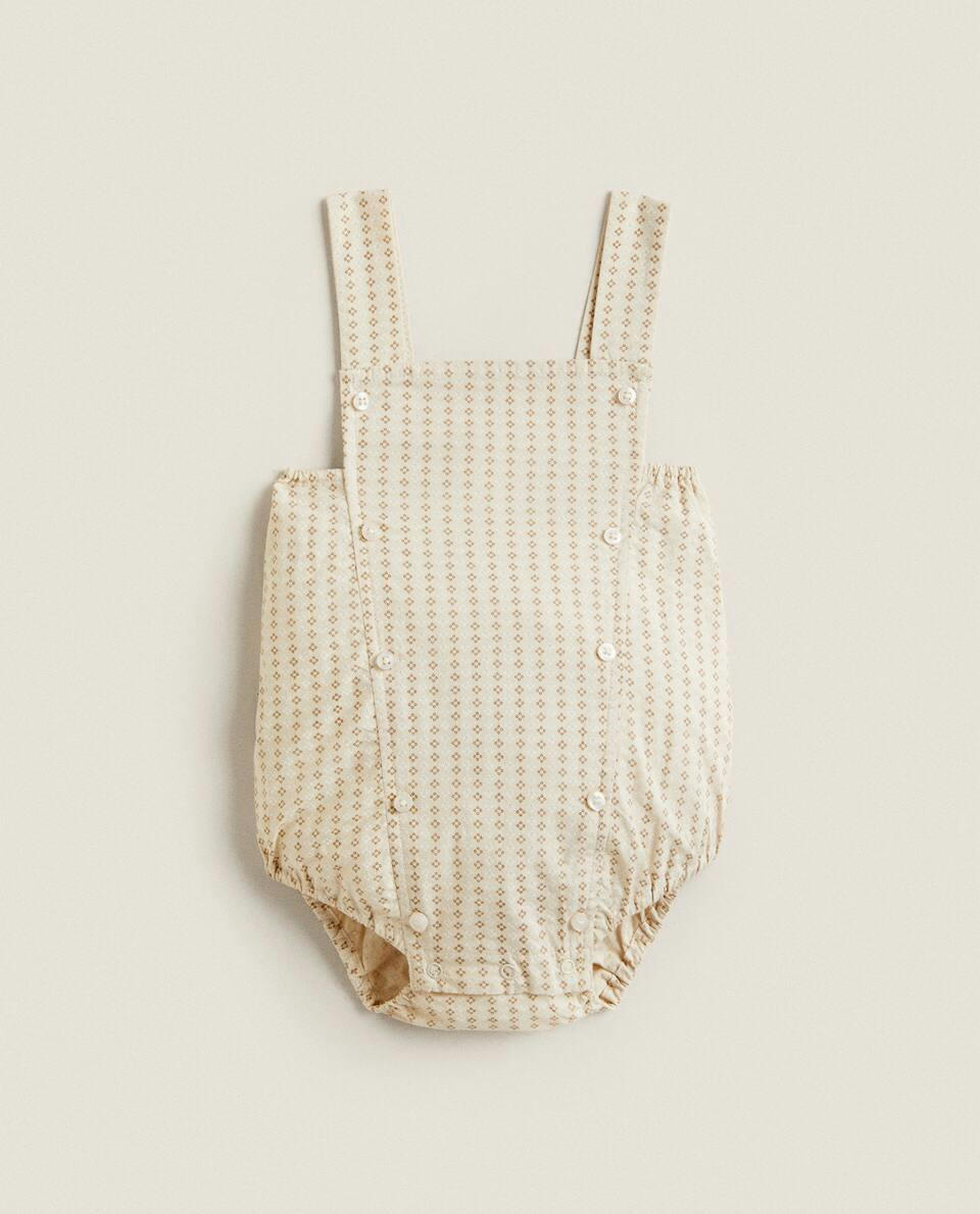 STRIPED DUNGAREES