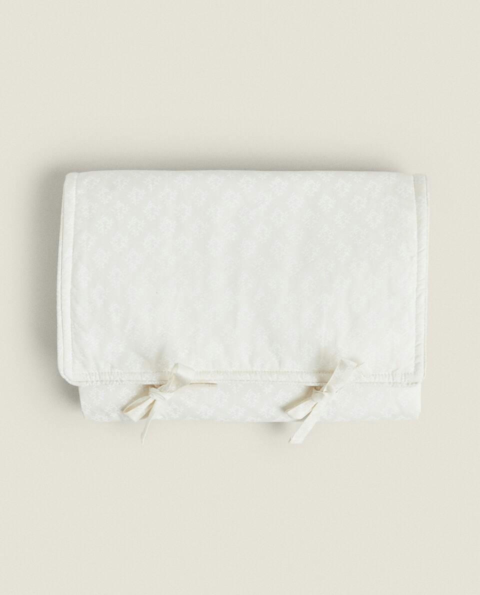 COTTON FLORAL CHANGING MAT