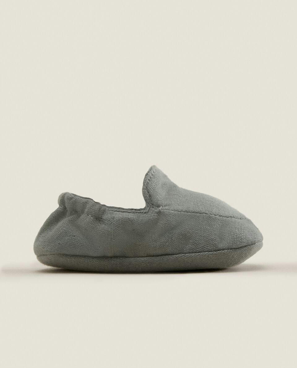 COTTON LOAFER BOOTIES