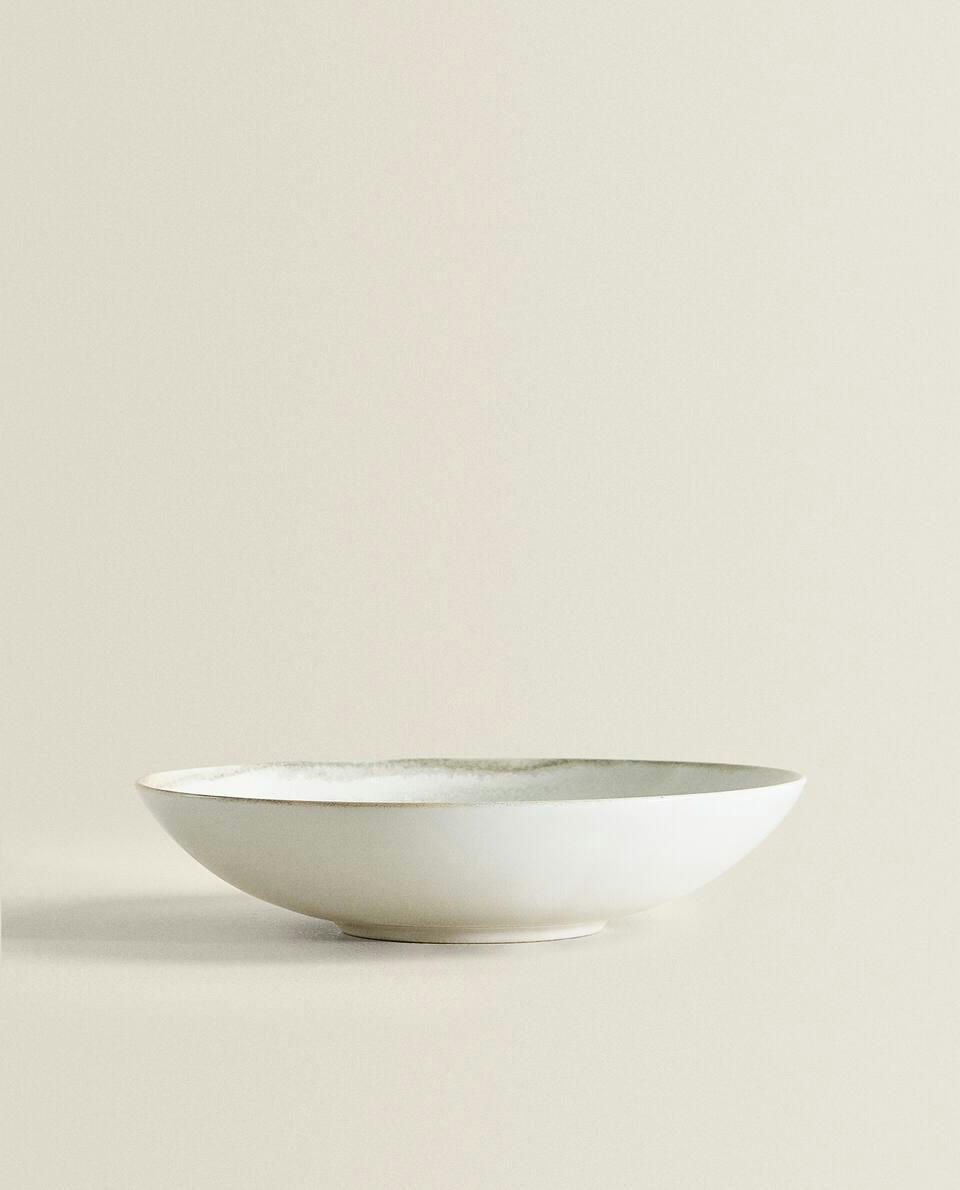 STONEWARE SOUP PLATE