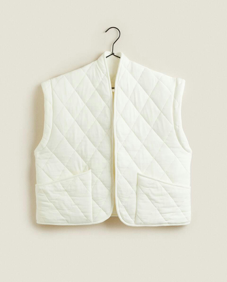 QUILTED COTTON WAISTCOAT
