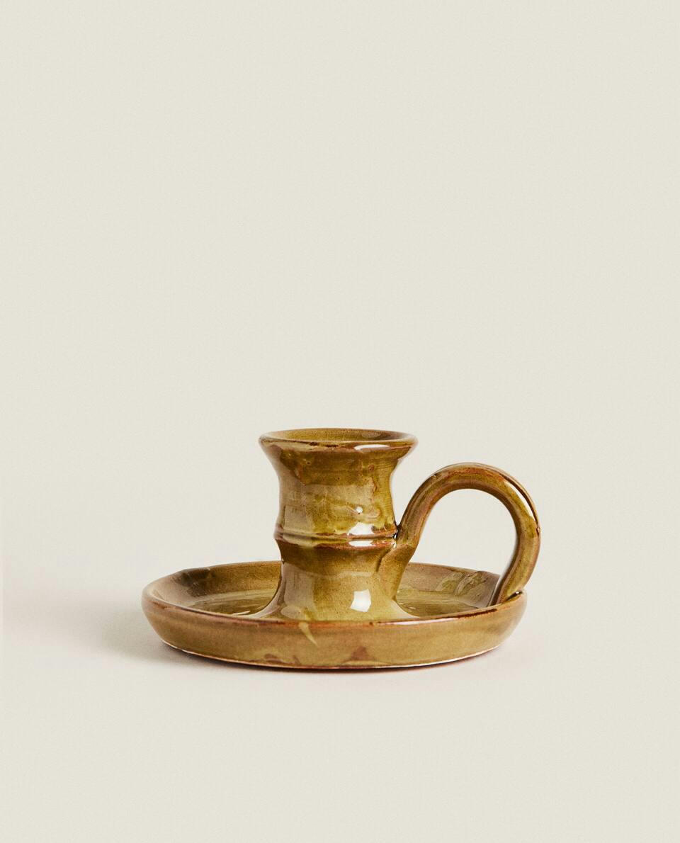 CERAMIC CANDLEHOLDER
