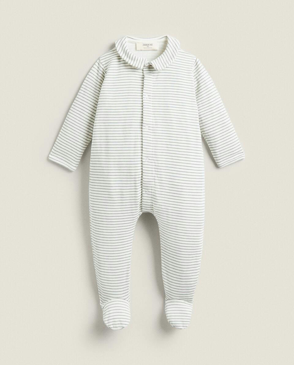 STRIPED BABY ROMPER