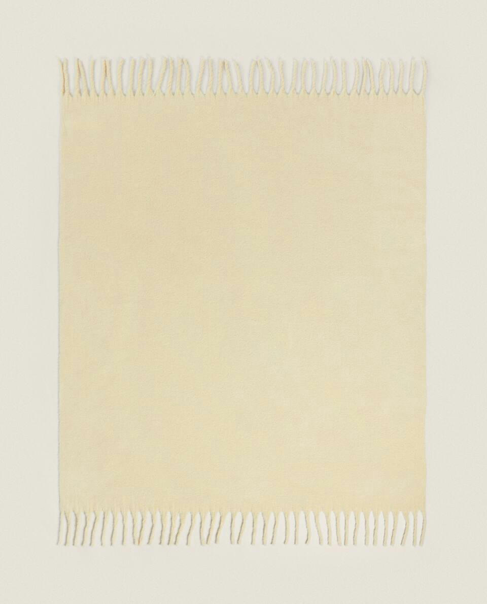 CARDED WOOL BLANKET