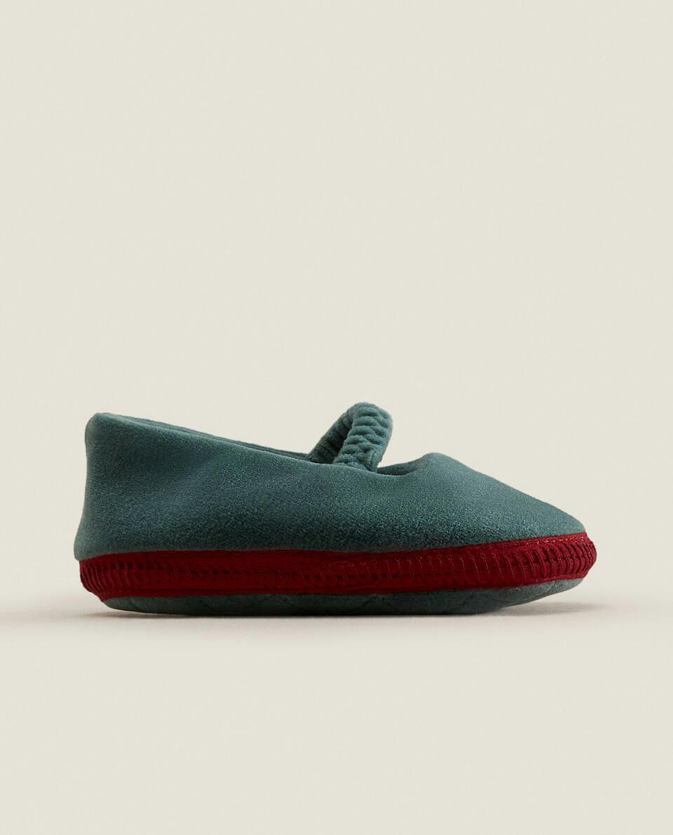VELVET BALLERINA CHRISTMAS BOOTIES