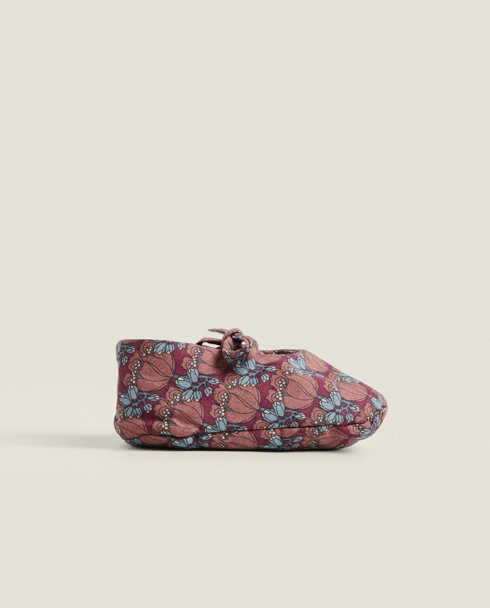 MADE WITH LIBERTY FABRIC CHILDREN'S BOOTIES