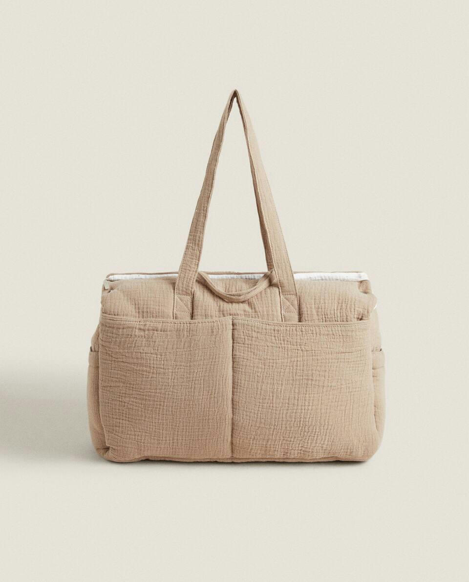 MUSLIN MATERNITY BAG WITH LITTLE STAR PRINT