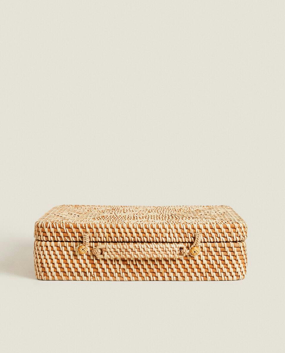 KIDS’ DIAMOND RATTAN BRIEFCASE