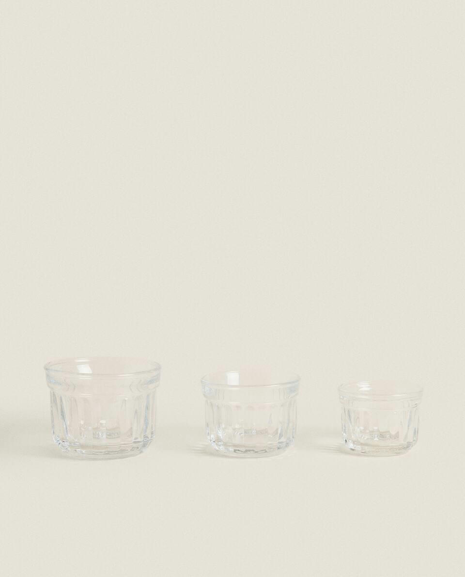 FACETED GLASS BOWL