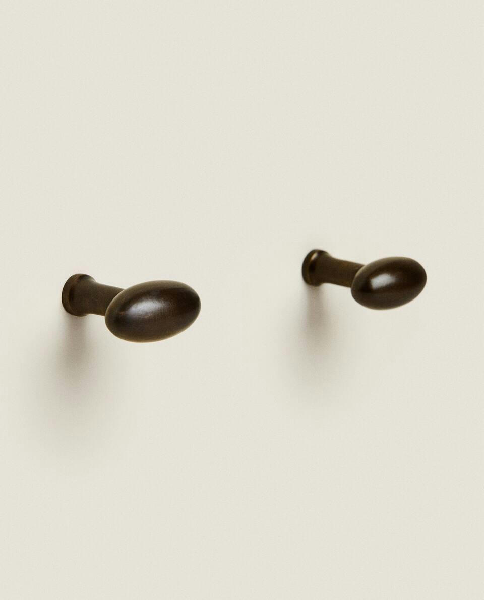 BRASS DOOR KNOB (PACK OF 2)