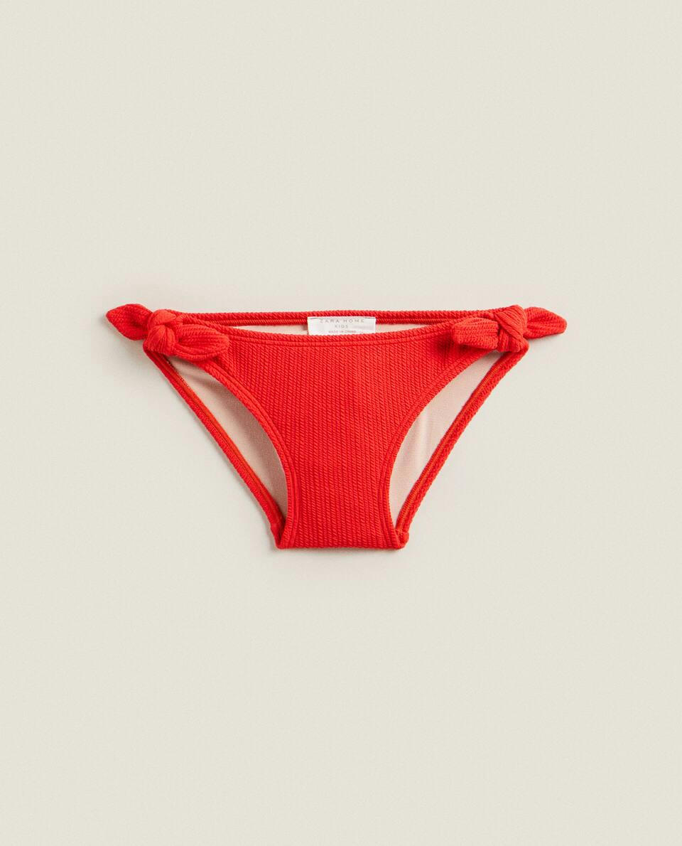 TEXTURED SWIMSUIT BOTTOMS