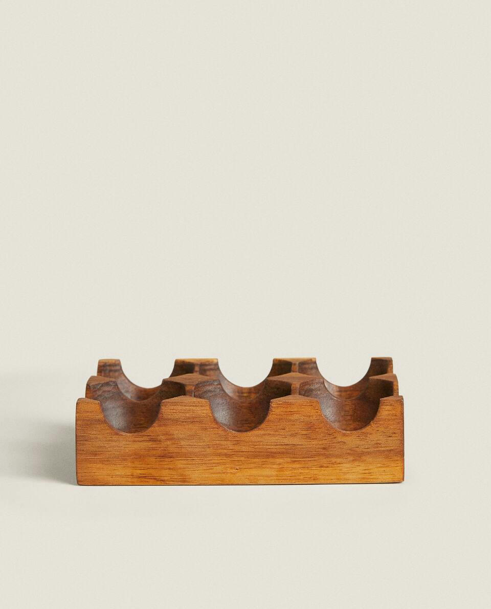 ACACIA WOOD EGG CARTON