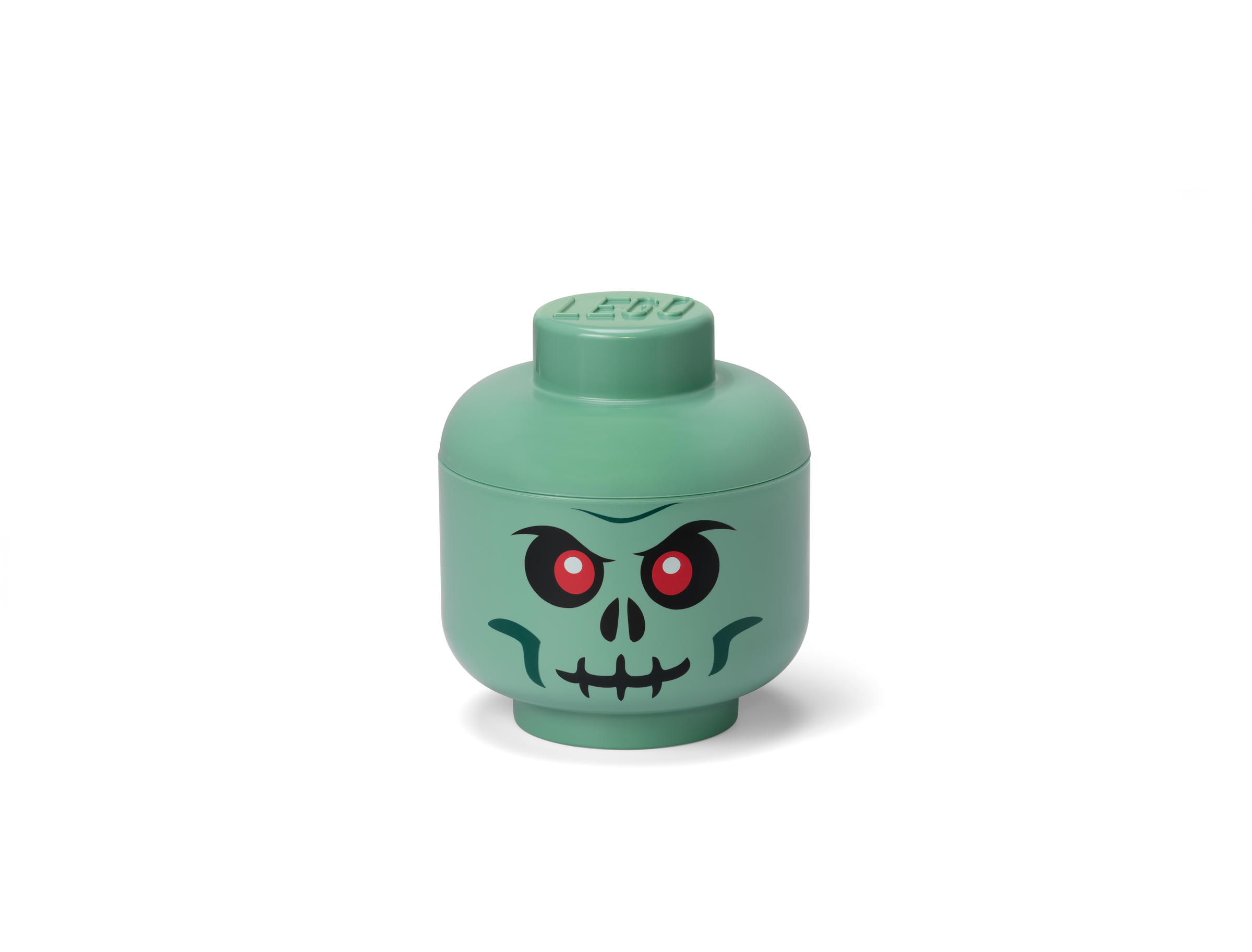 Small Skeleton Storage Head – Green