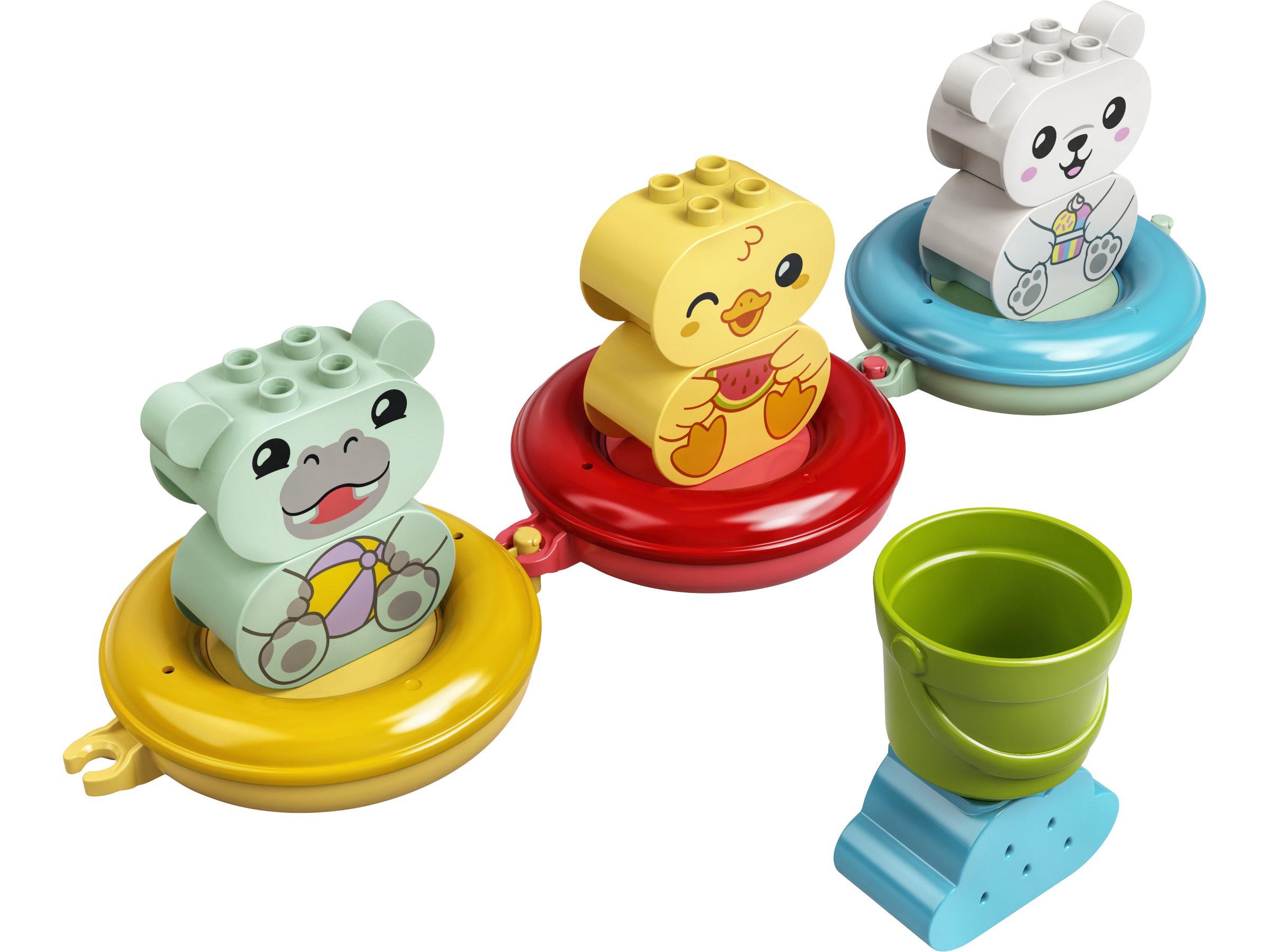 Bath Time Fun: Floating Animal Train