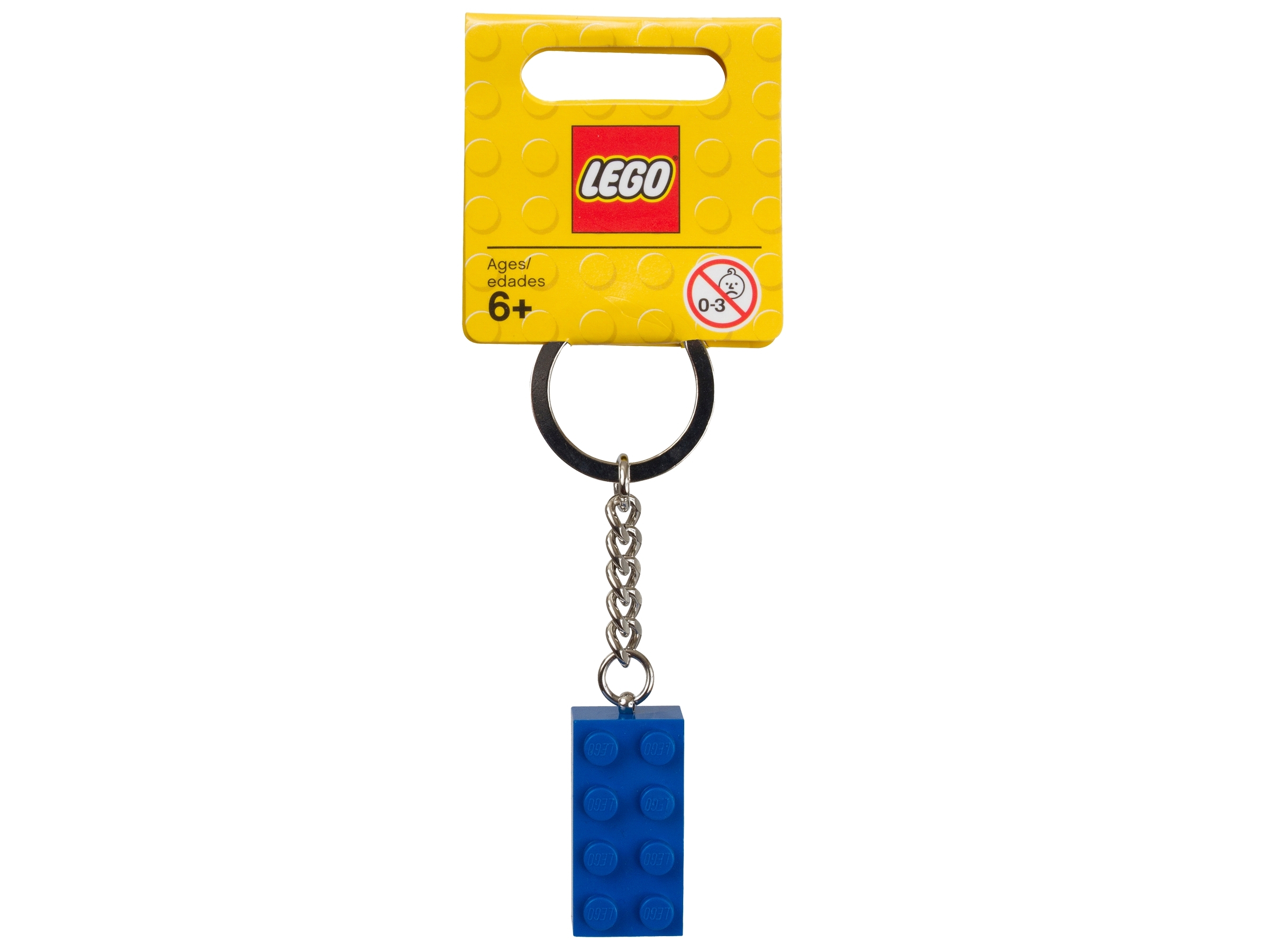 LEGO® Blue 2x4 Stud Keyring