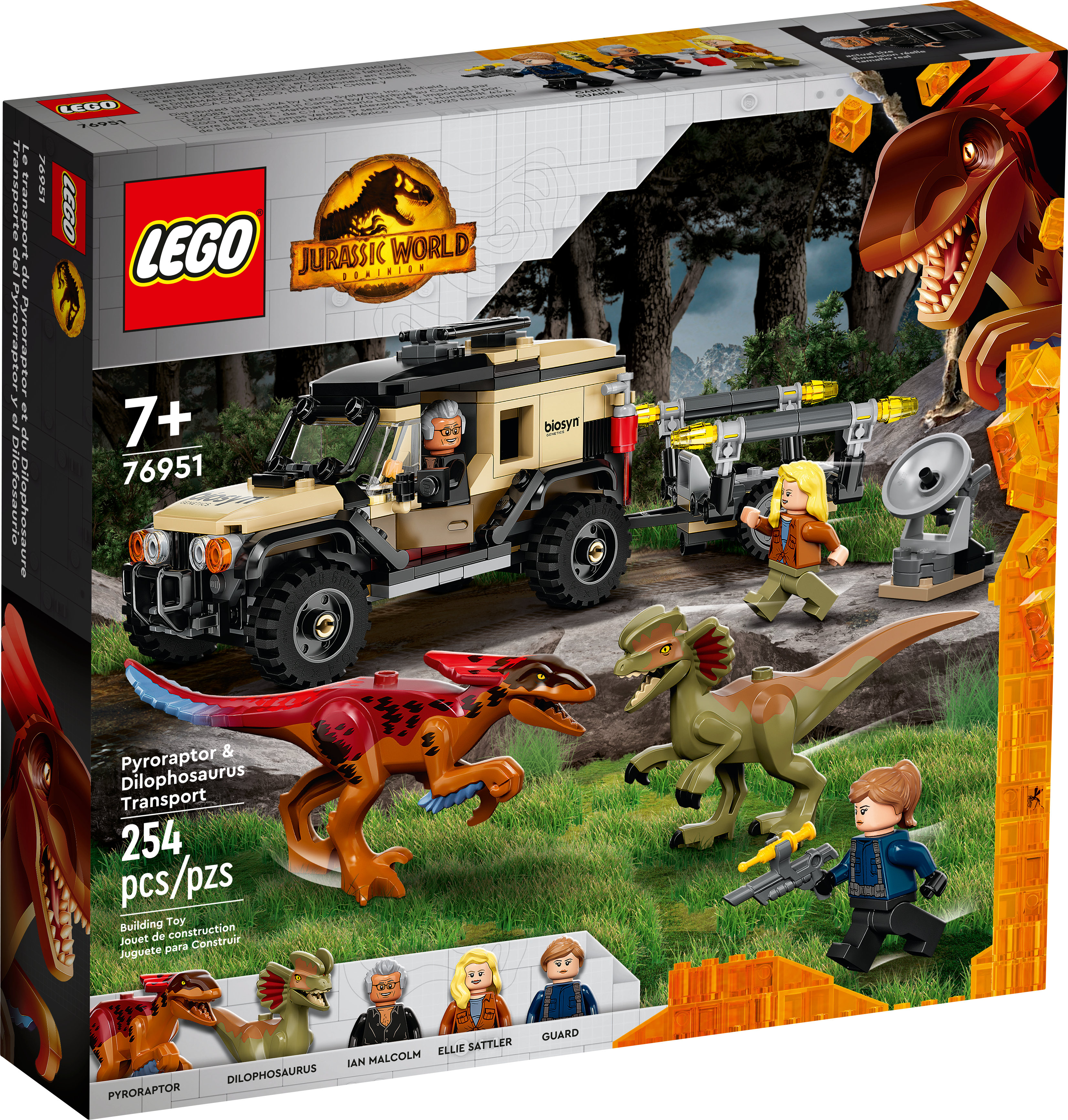 Pyroraptor & Dilophosaurus Transport