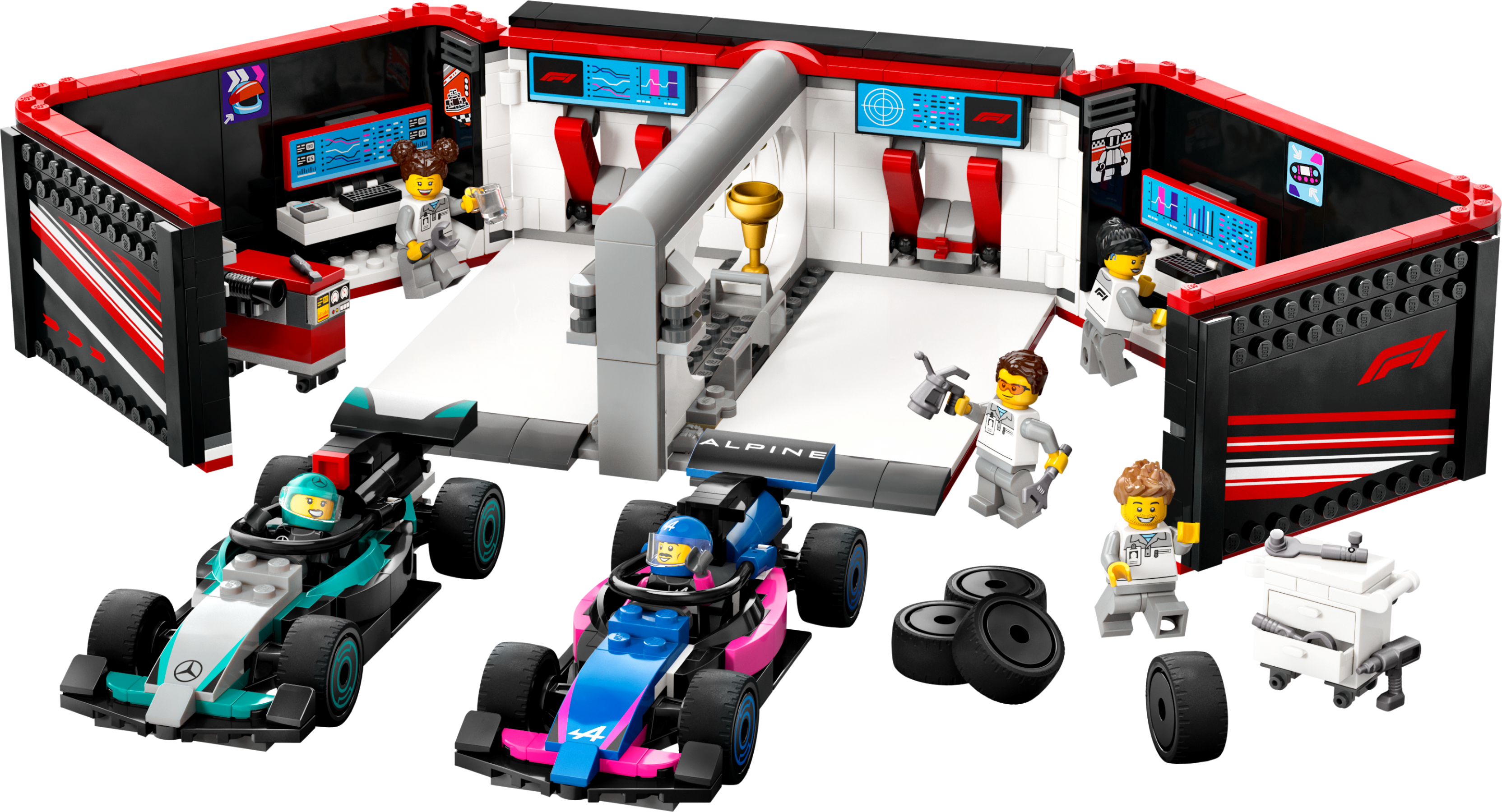 F1® Garage & Mercedes-AMG & Alpine Cars