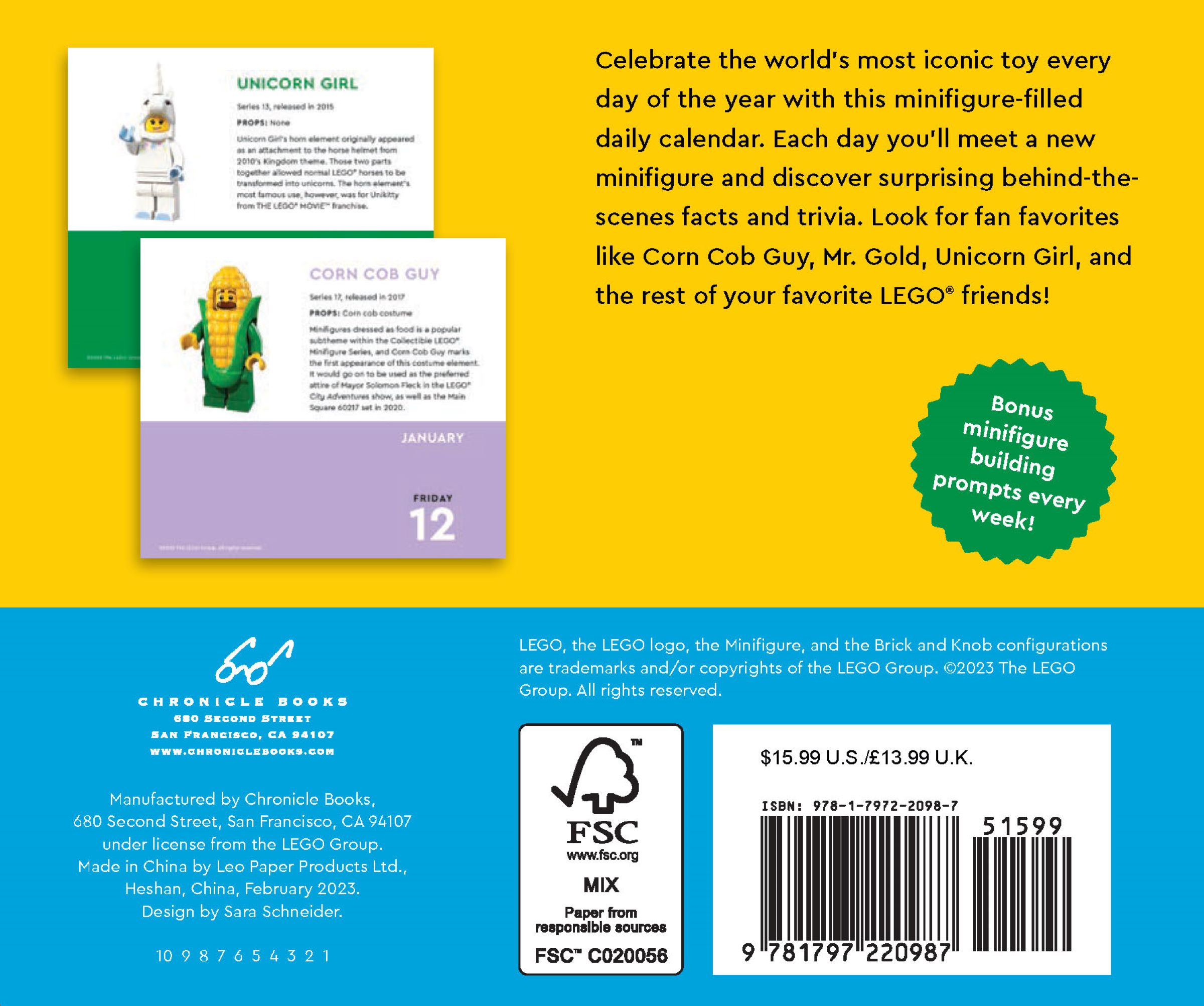 LEGO® Minifigure-a-Day 2024 Daily Calendar