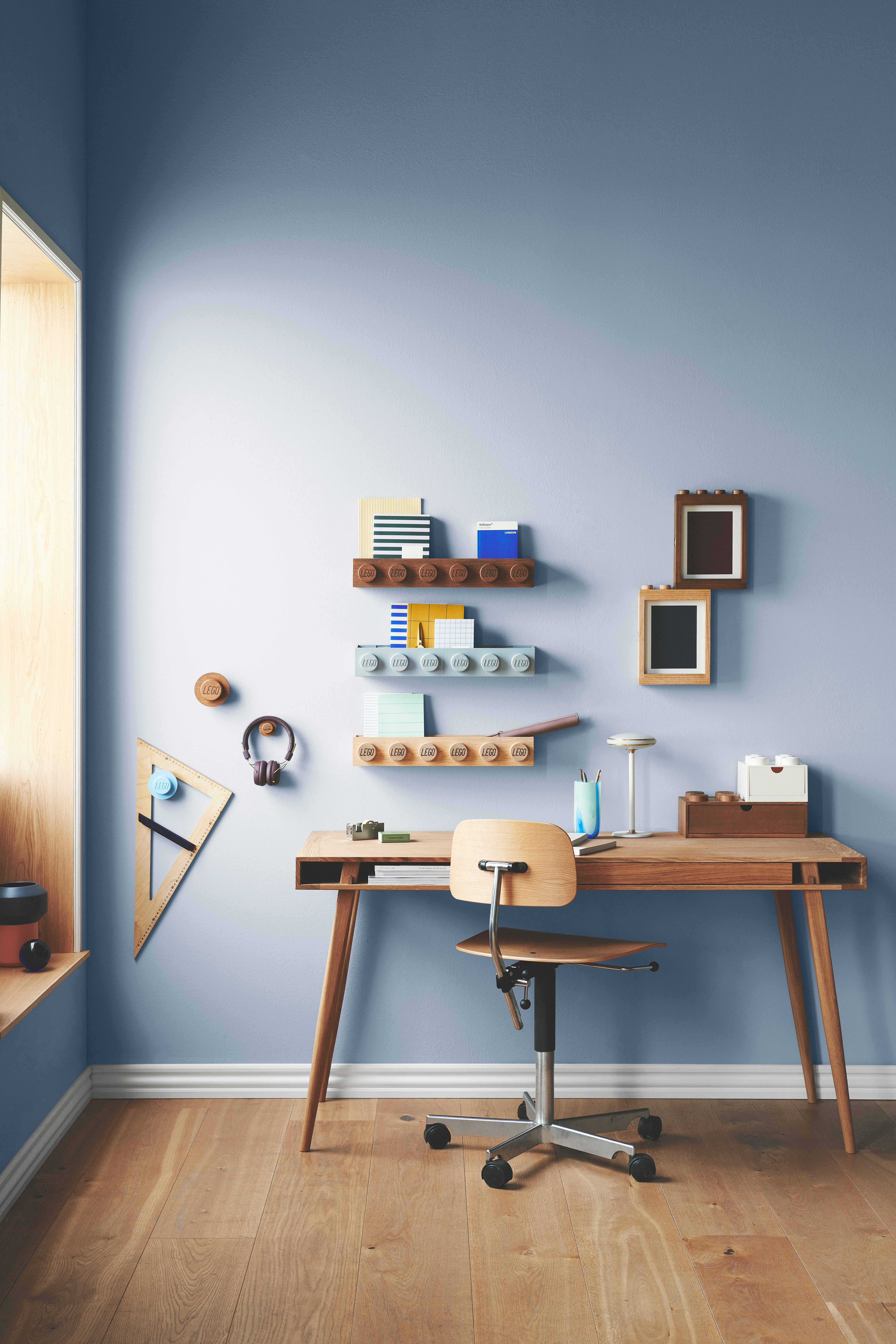 Wooden Wall Hanger Set – Light Oak