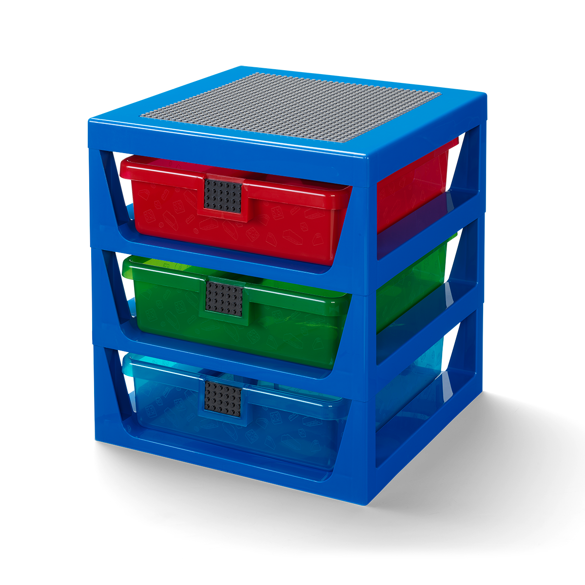 Transparent Blue LEGO® Rack System