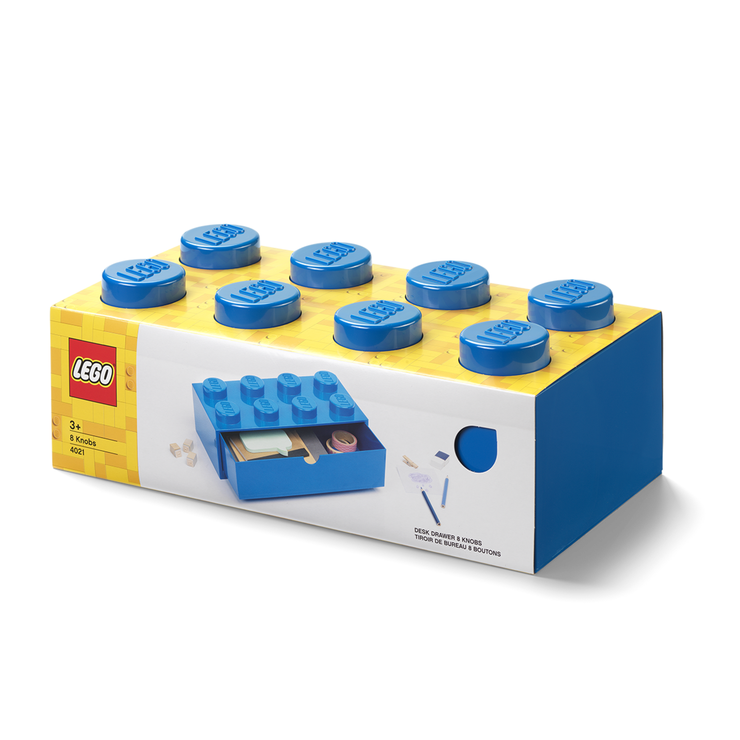 8-Stud Desk Drawer – Blue