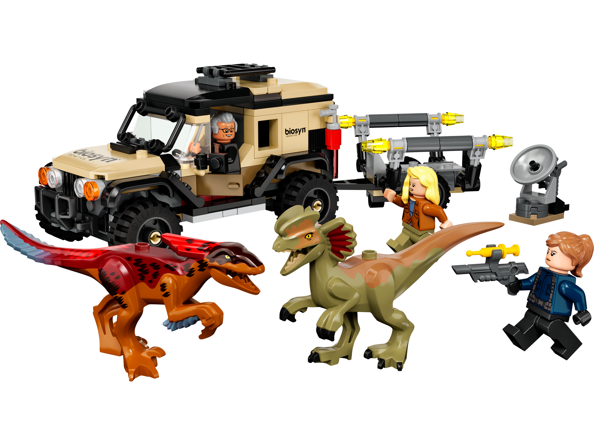 Pyroraptor & Dilophosaurus Transport