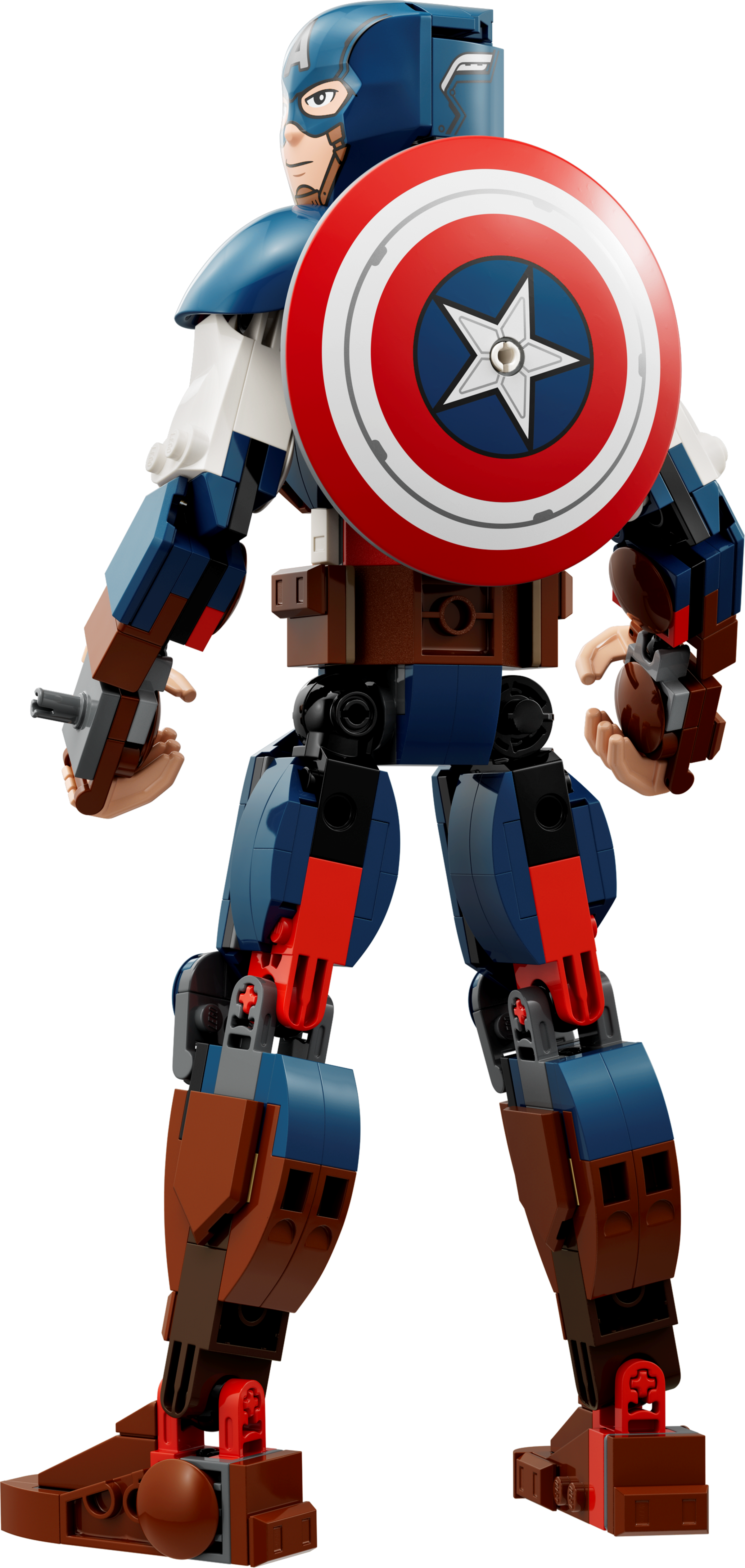 Captain America Construction Figure