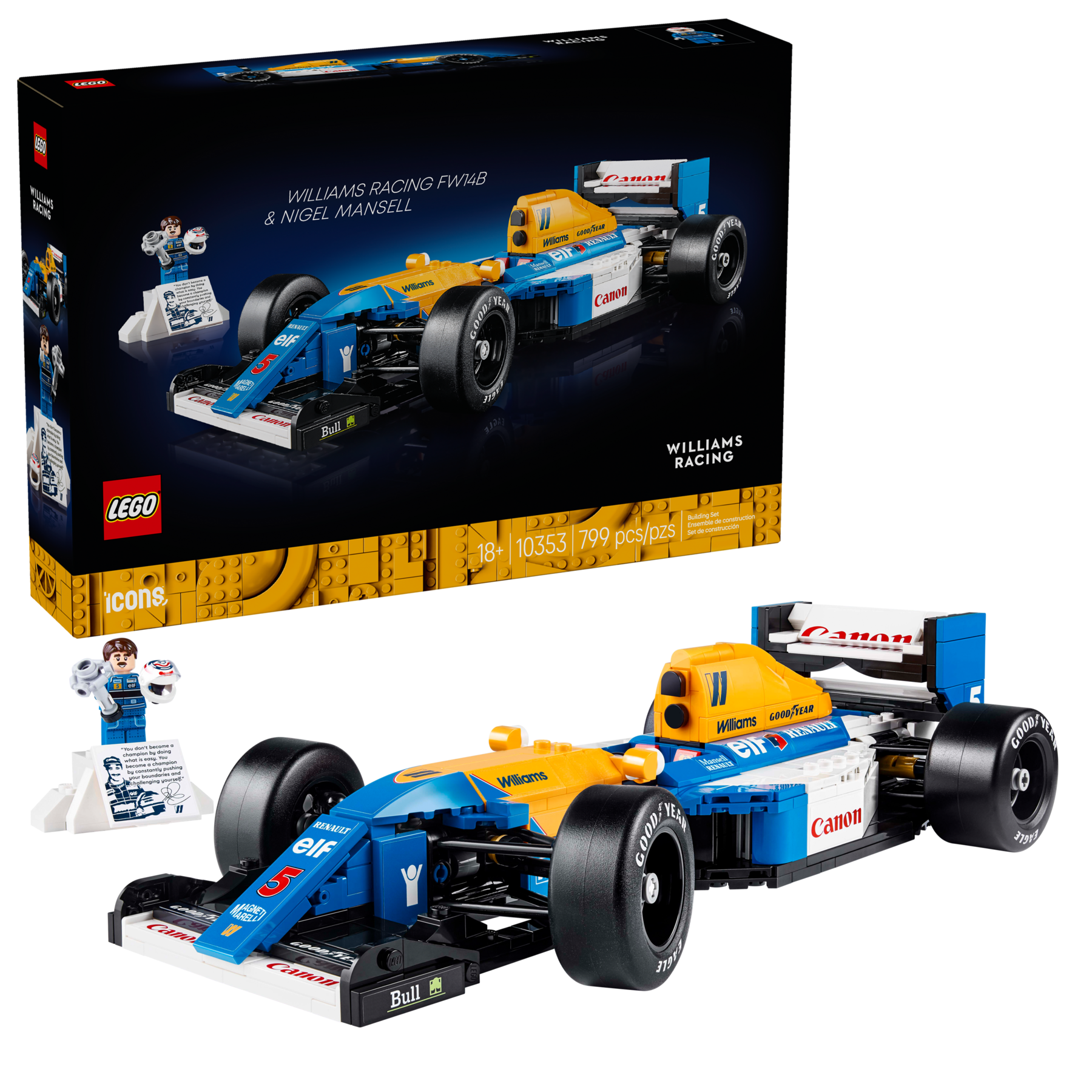 Williams Racing FW14B & Nigel Mansell