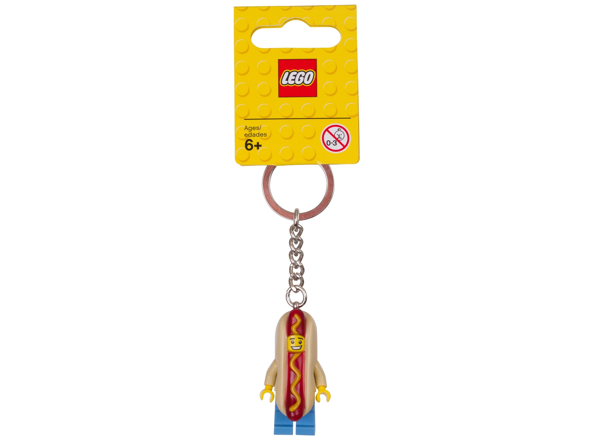 LEGO® Hot Dog Guy Keyring
